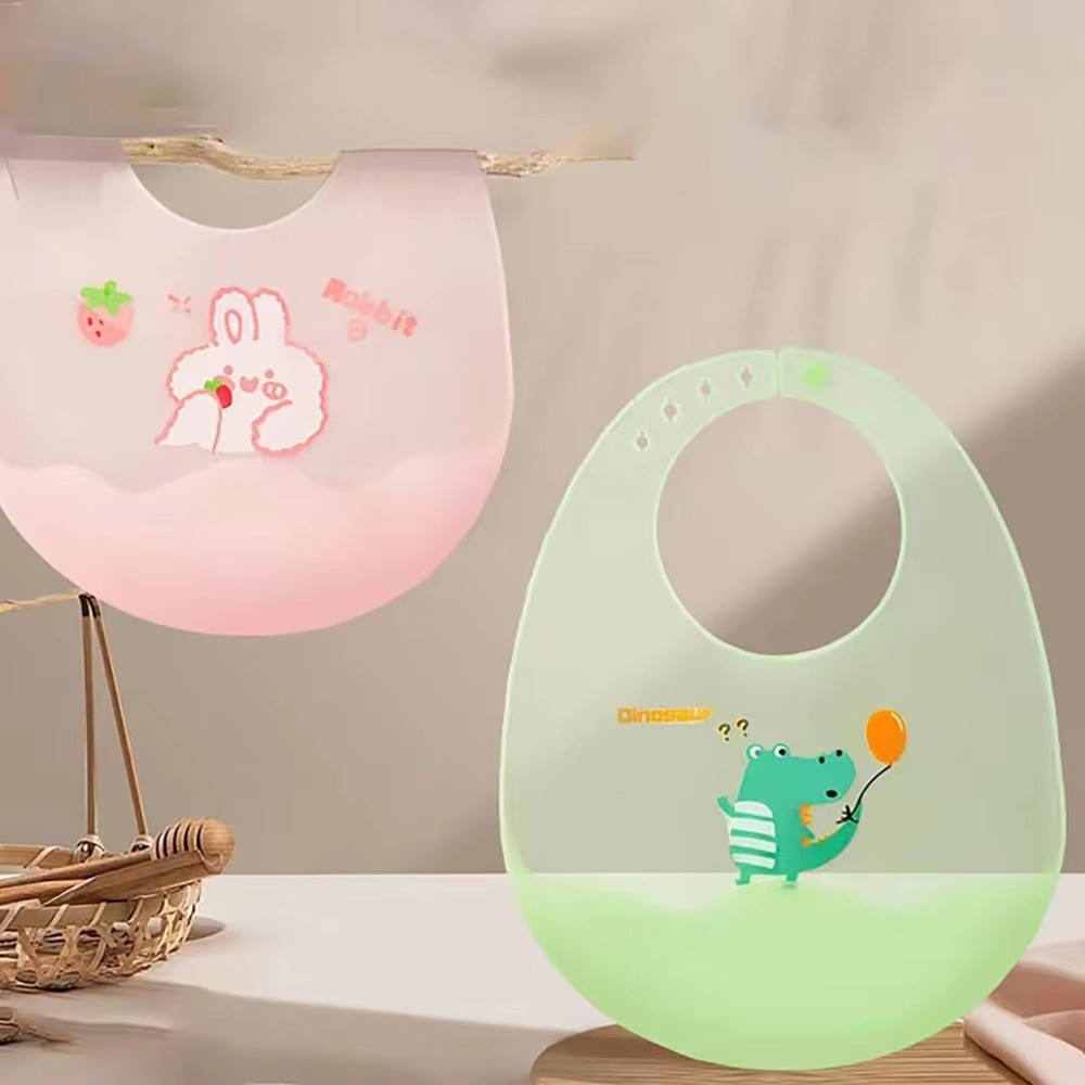 Baby Food Apron - Karikatür Su Geçirmez Bebek Önlükleri Yumuşak