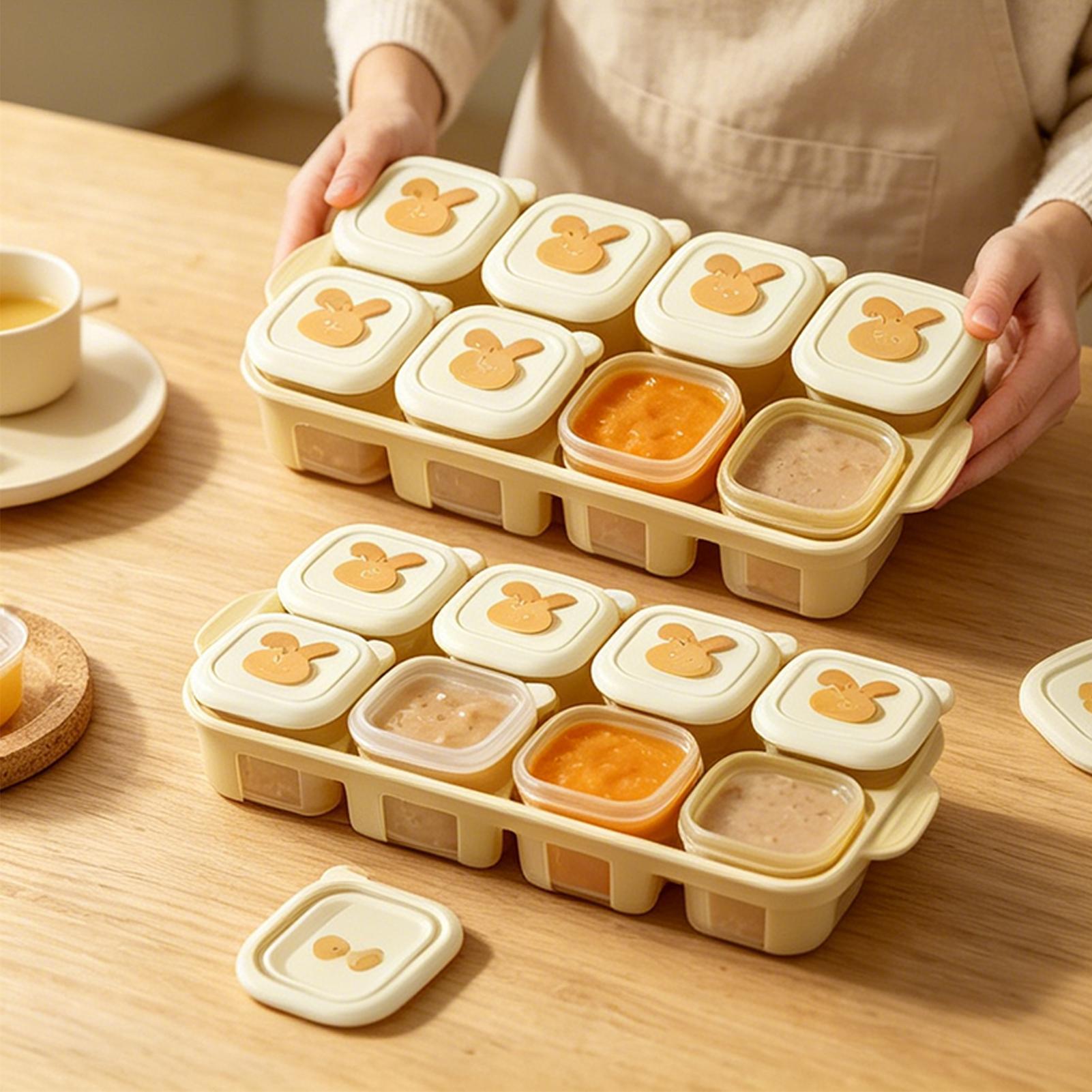 Baby Food Hero - Bebek Maması Saklama Kapları Dondurucu Tepsileri