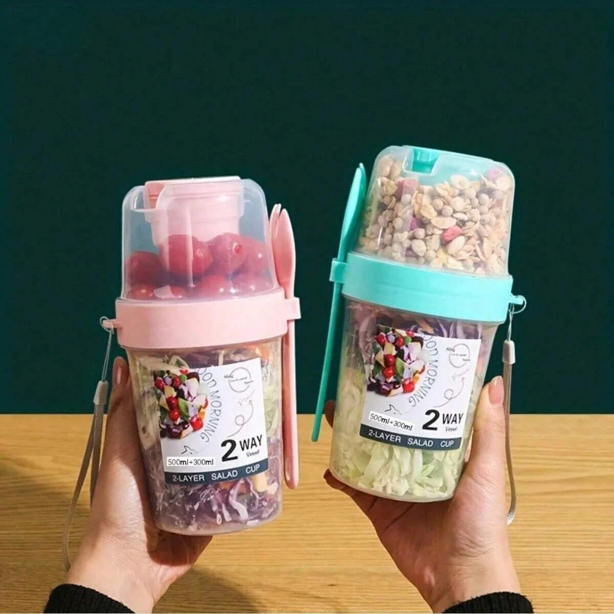Baby Food On The Go - Kahvaltı Hareket Halinde Bardaklar Salata Bardağı