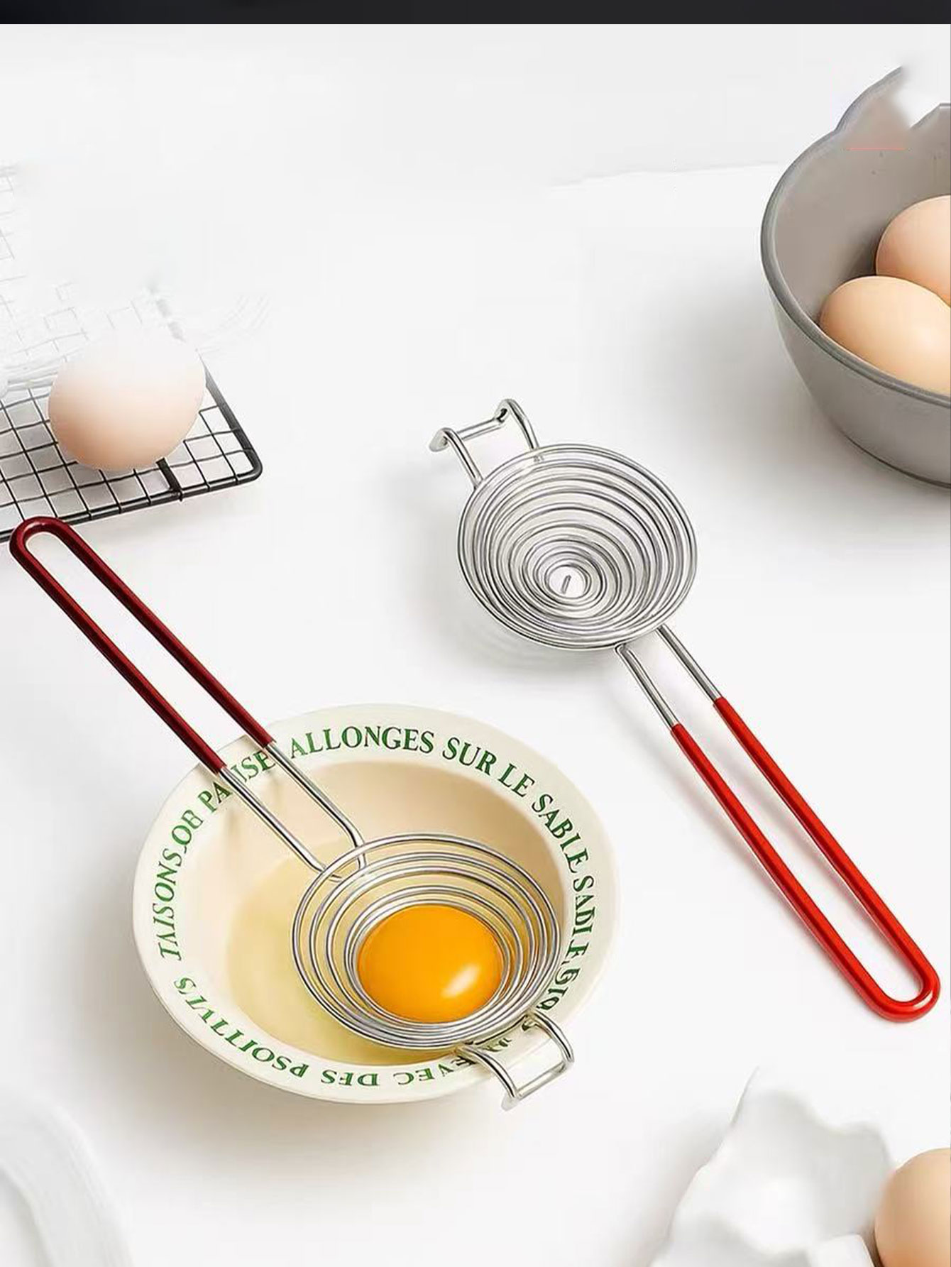 Baby Food Filter - Yumurta Beyazı ve Sarısı Ayırıcı, Yumurta