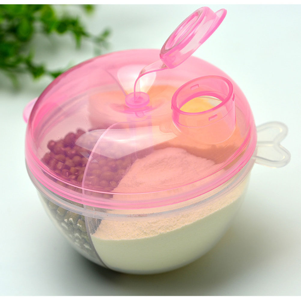 Baby Food On The Go - Süt Tozu Dağıtıcısı Pembe Bebek Maması