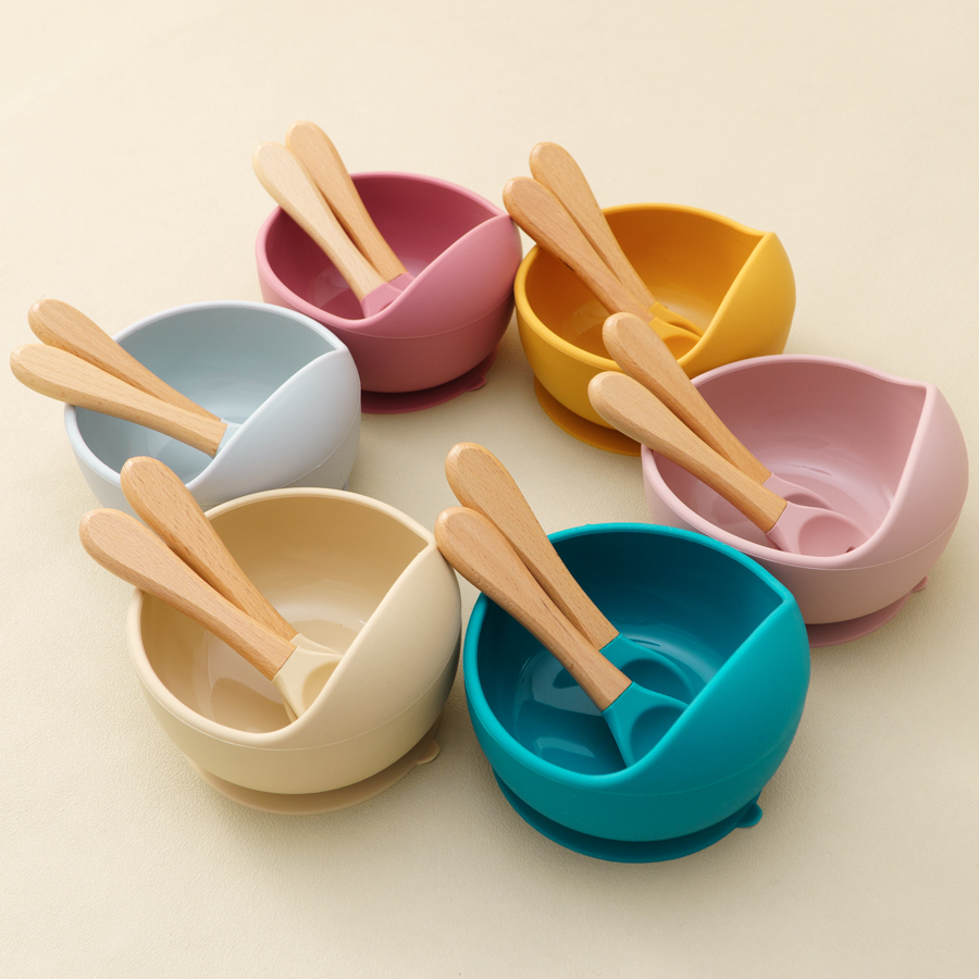 Baby Food Dinner - Mamaplan 3 adet bebek silikon besleme