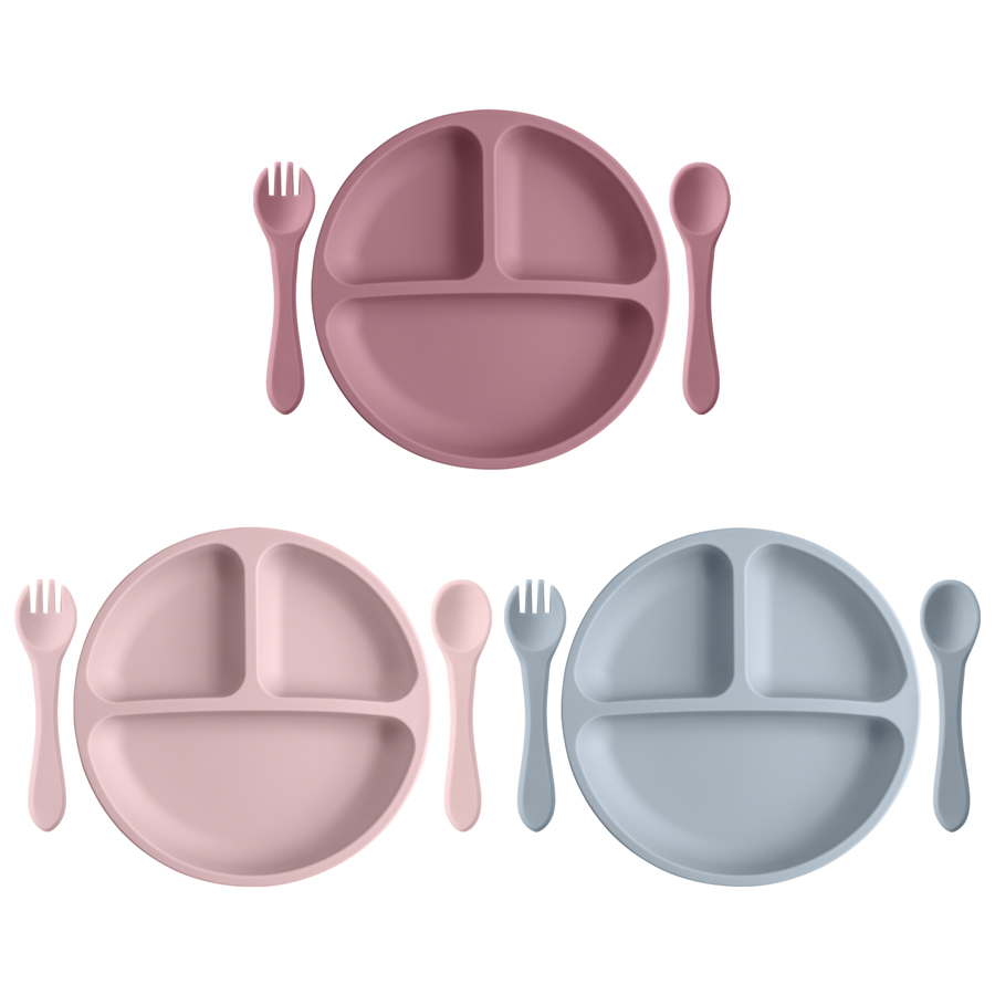 Baby Food Dinner - 3 adet çocuk sofra seti bebek
