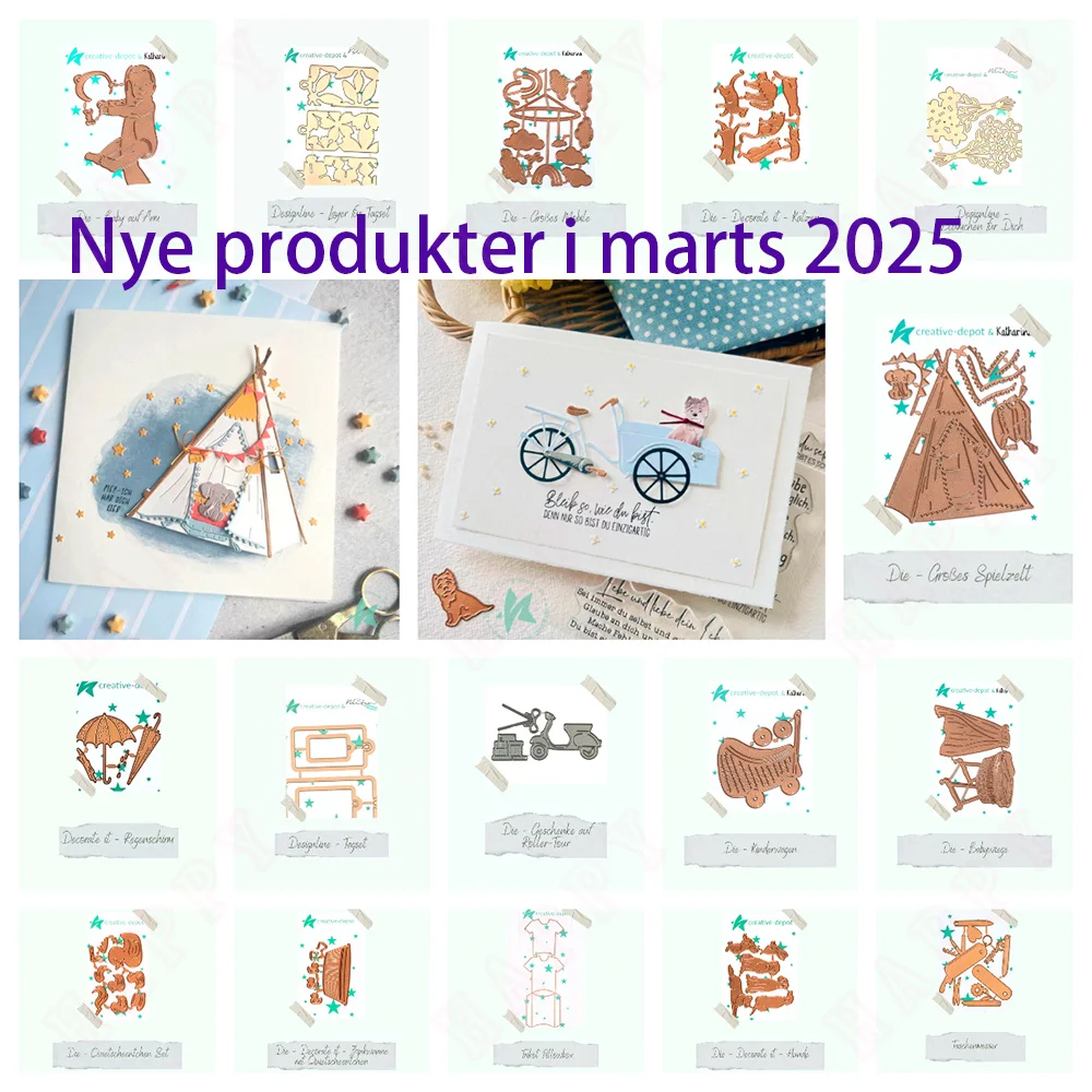 Baby Food Diary - Büyük Bebek Beşiği Metal Kesme Kalıpları