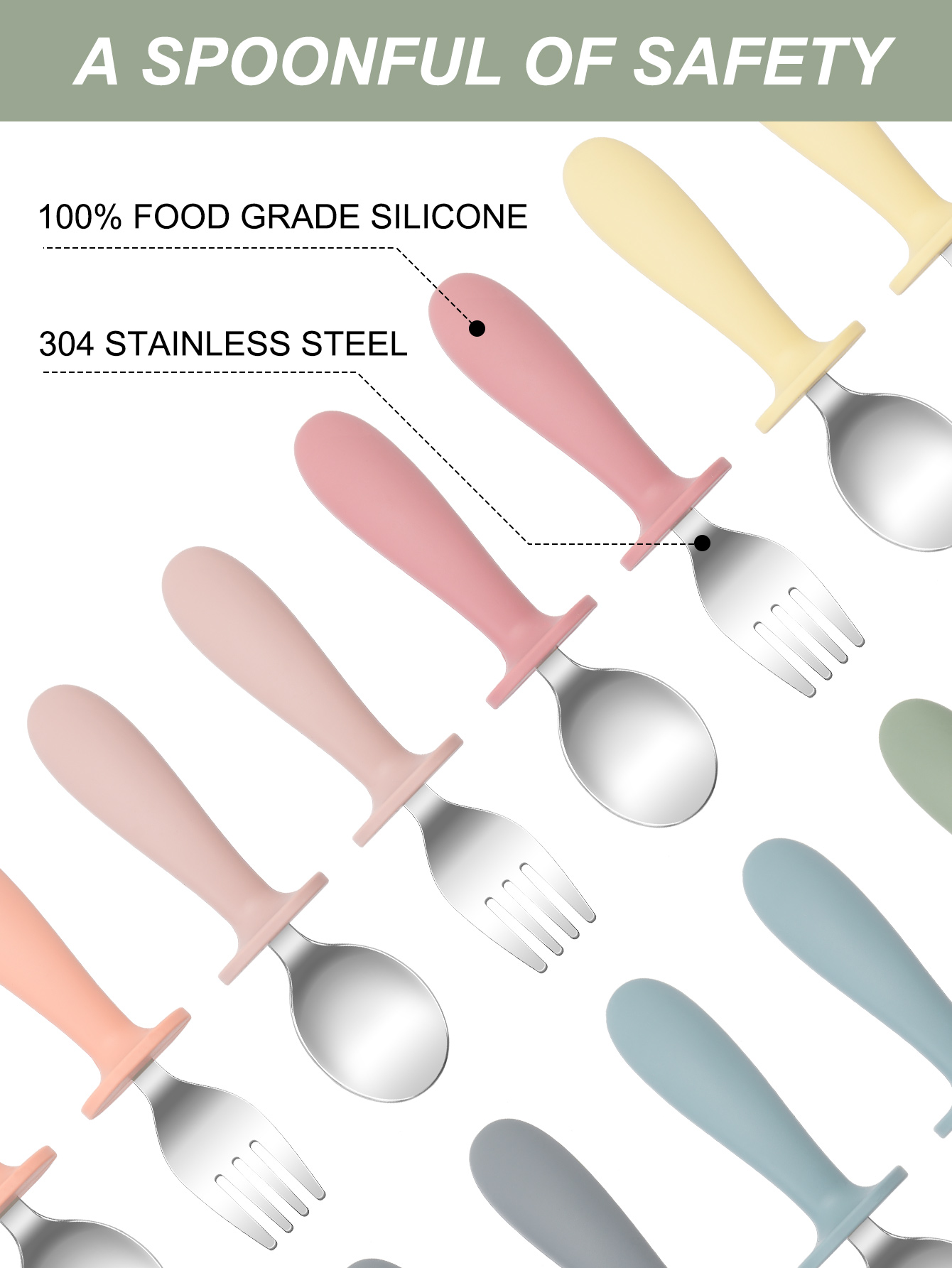 2 adet paslanmaz çelik çatal k - Baby Food Weaning incelemesi ve fiyatı