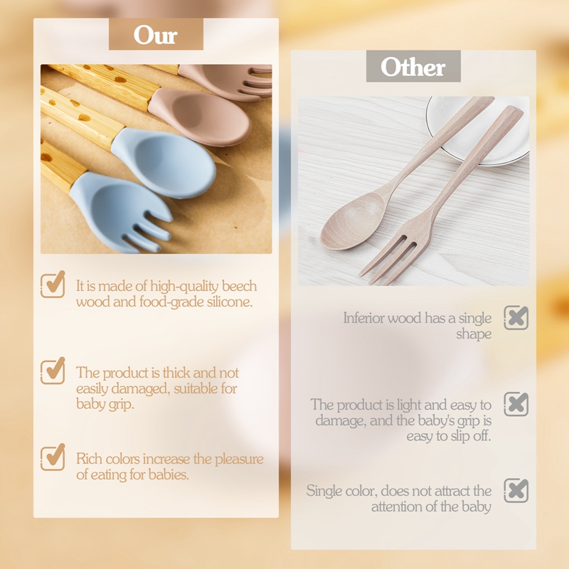 2 adet bebek bambu çatal silik - Baby Food Organic incelemesi ve fiyatı