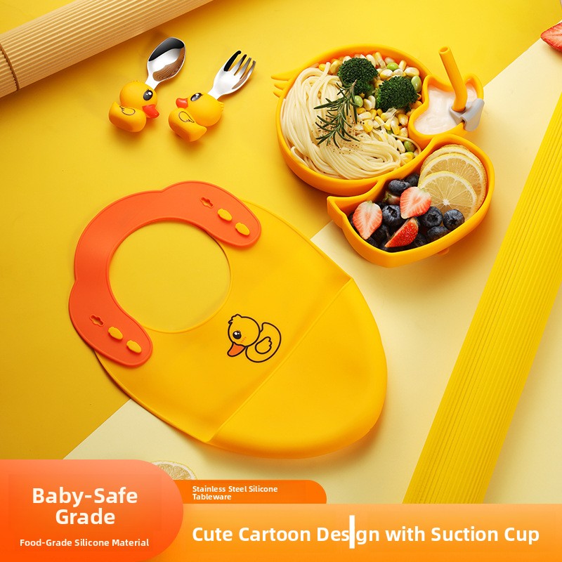 Sarı Ördek Silikon Paslanmaz Ç - Baby Food Apron incelemesi ve fiyatı