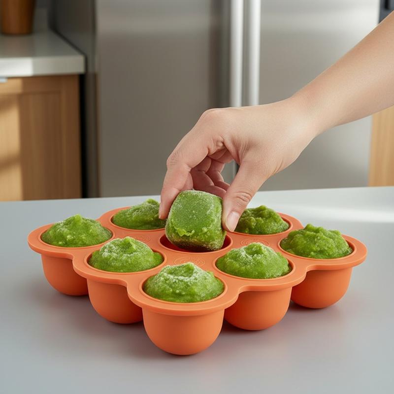 Bebek Maması Silikon Kap 9 Böl - Baby Food Hero incelemesi ve fiyatı