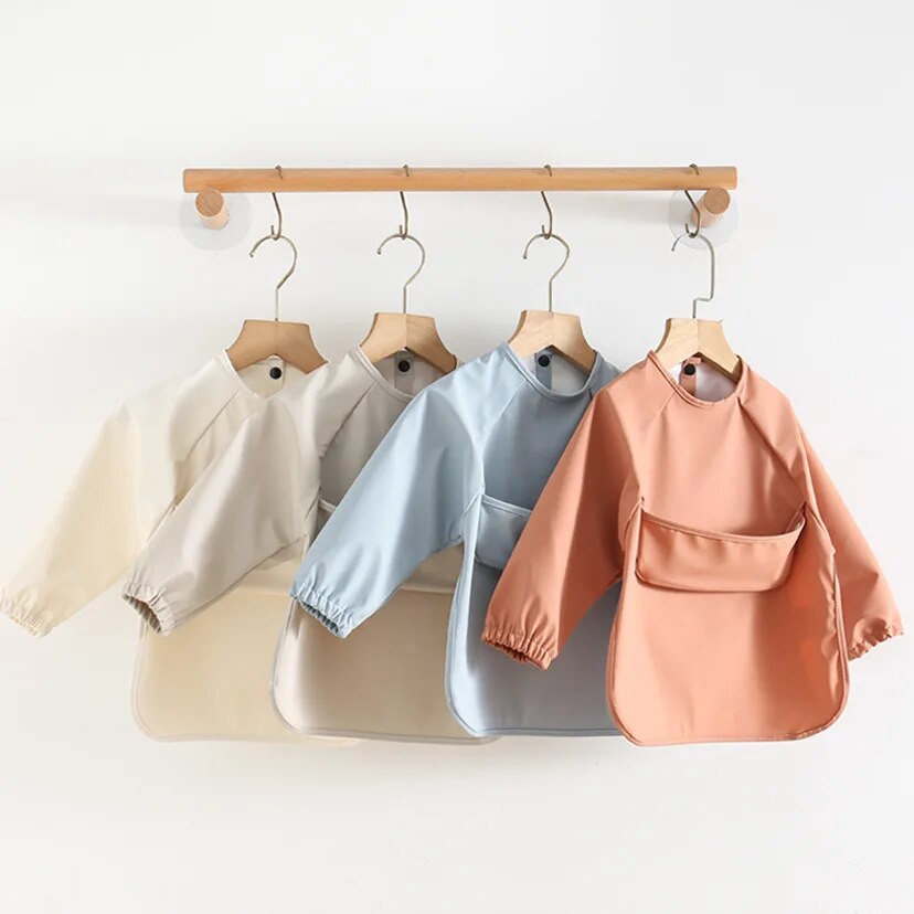 1 adet düz renk boyama Smock b - Baby Food Apron incelemesi ve fiyatı