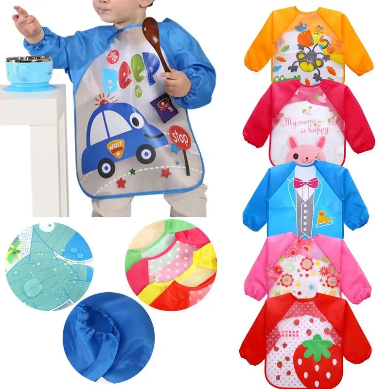 Su geçirmez EVA Tam Kollu Bebe - Baby Food Apron incelemesi ve fiyatı