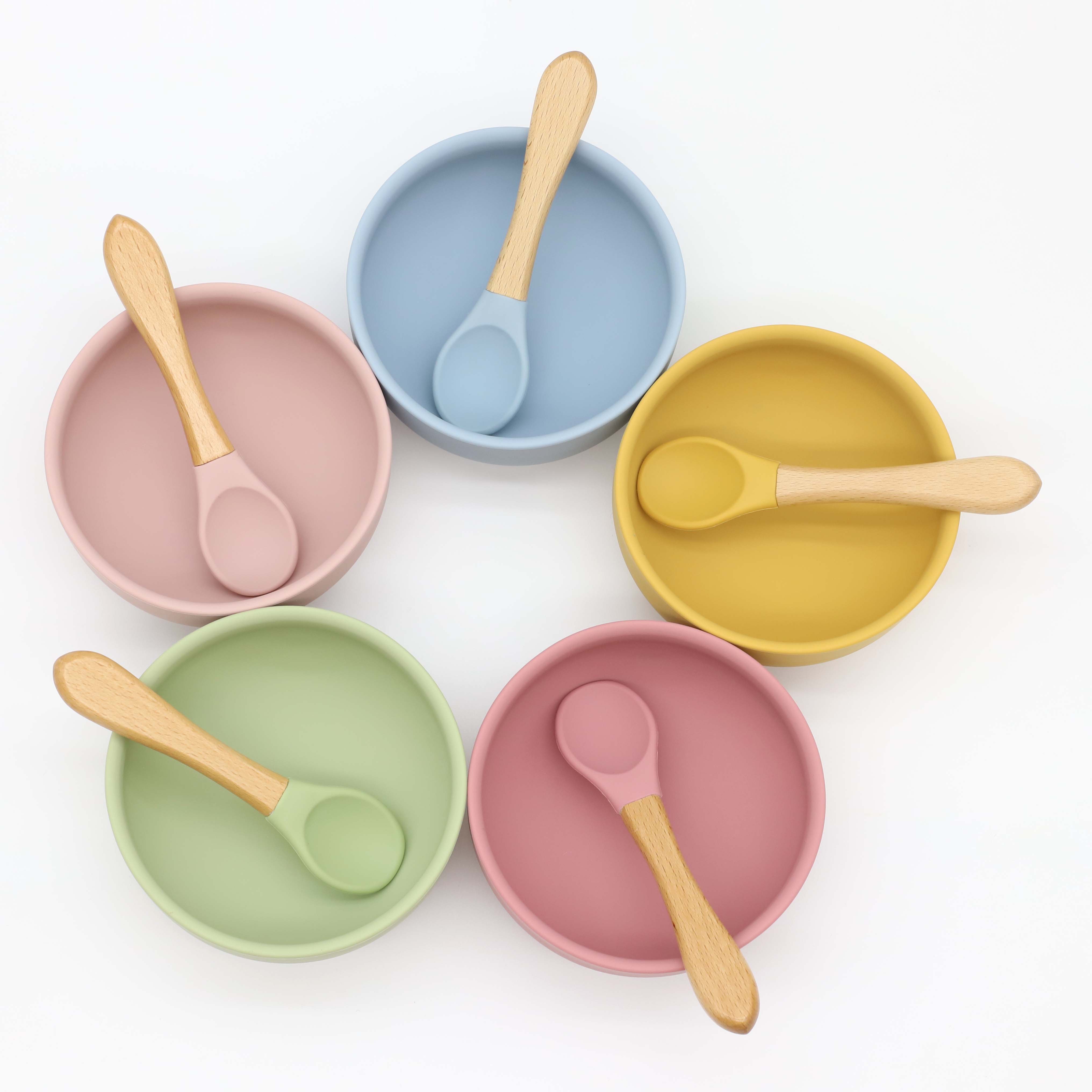 Vakumlu silikon kase, ahşap sa - Baby Food Dinner incelemesi ve fiyatı
