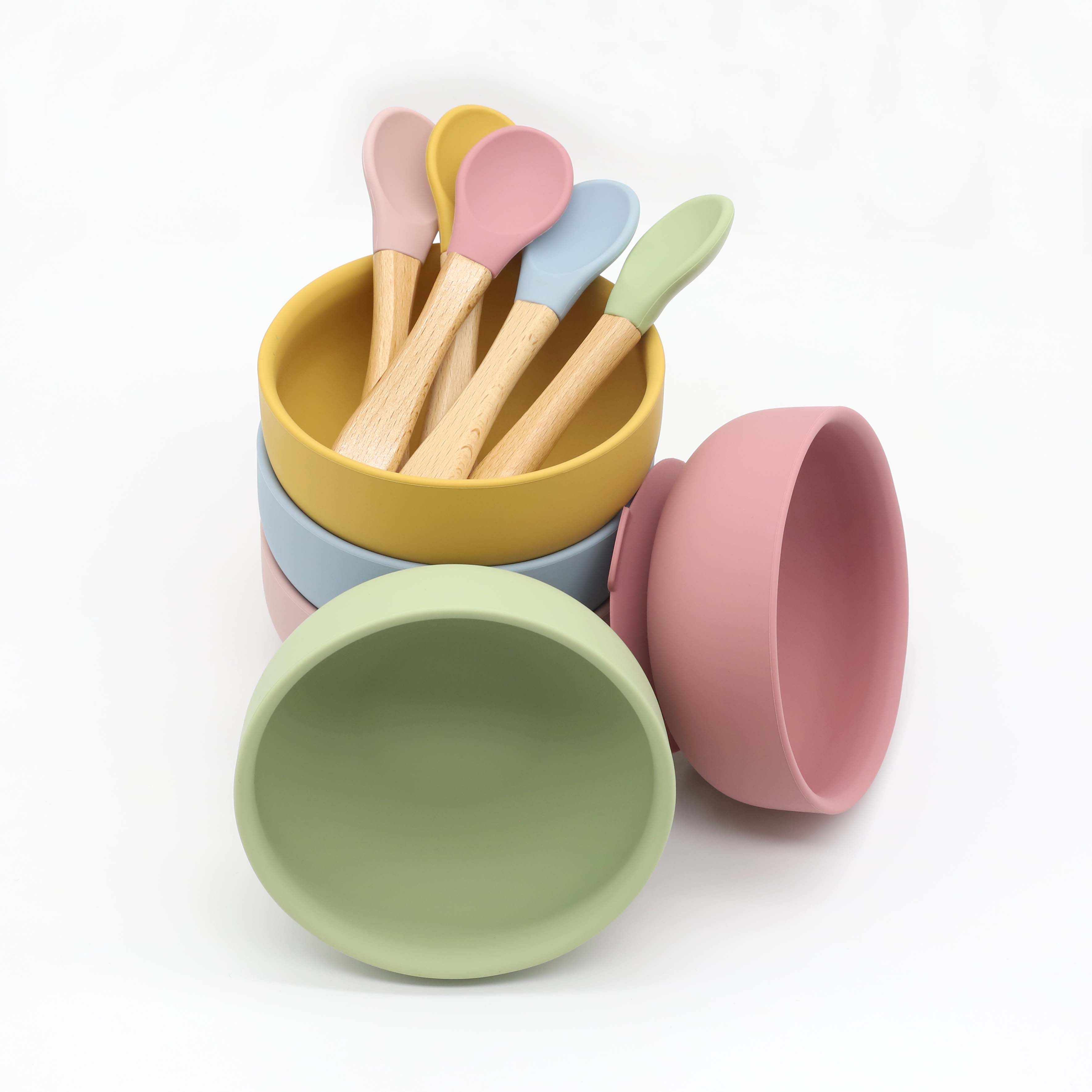 Vakumlu silikon kase, ahşap sa - Baby Food Dinner incelemesi ve fiyatı