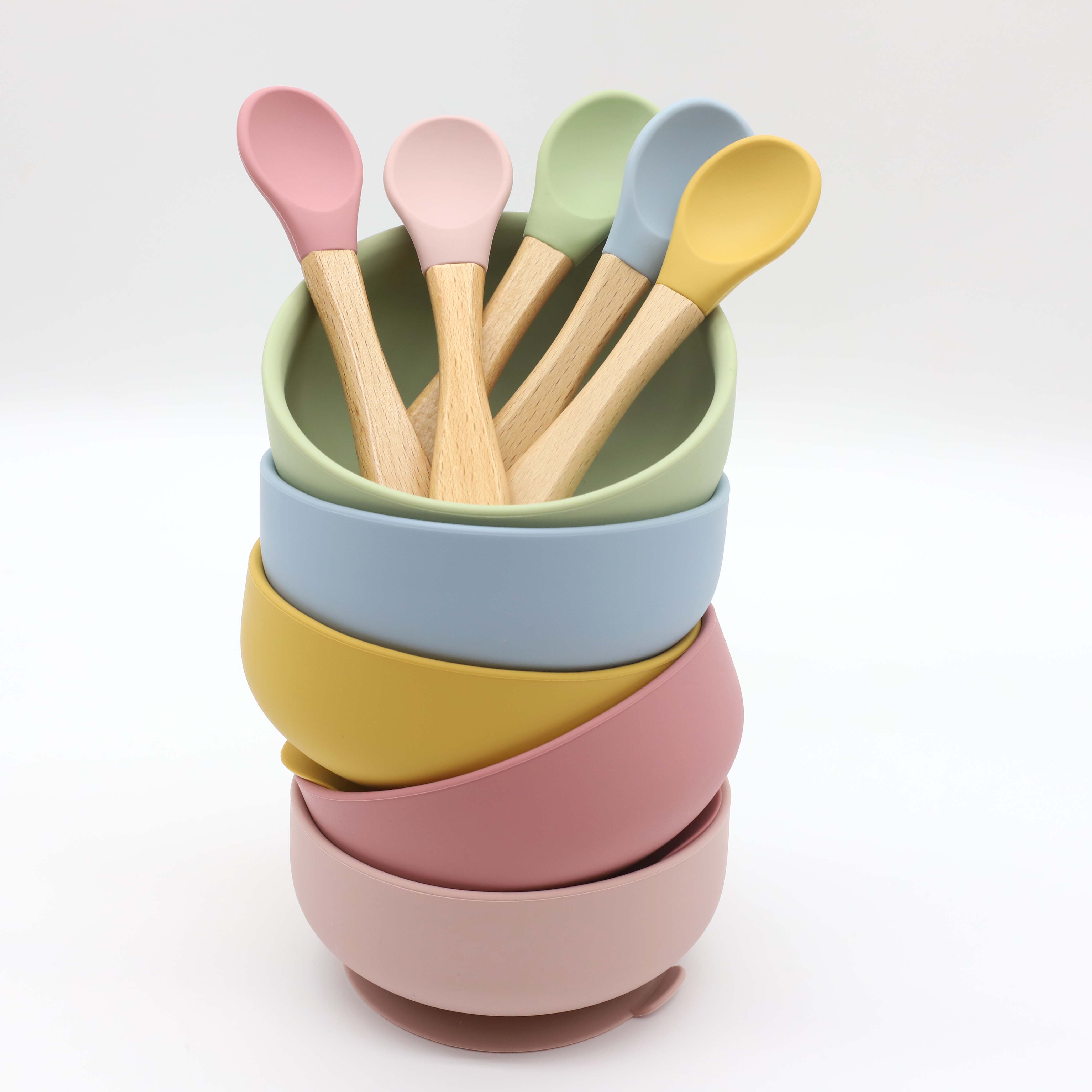 Vakumlu silikon kase, ahşap sa - Baby Food Dinner incelemesi ve fiyatı