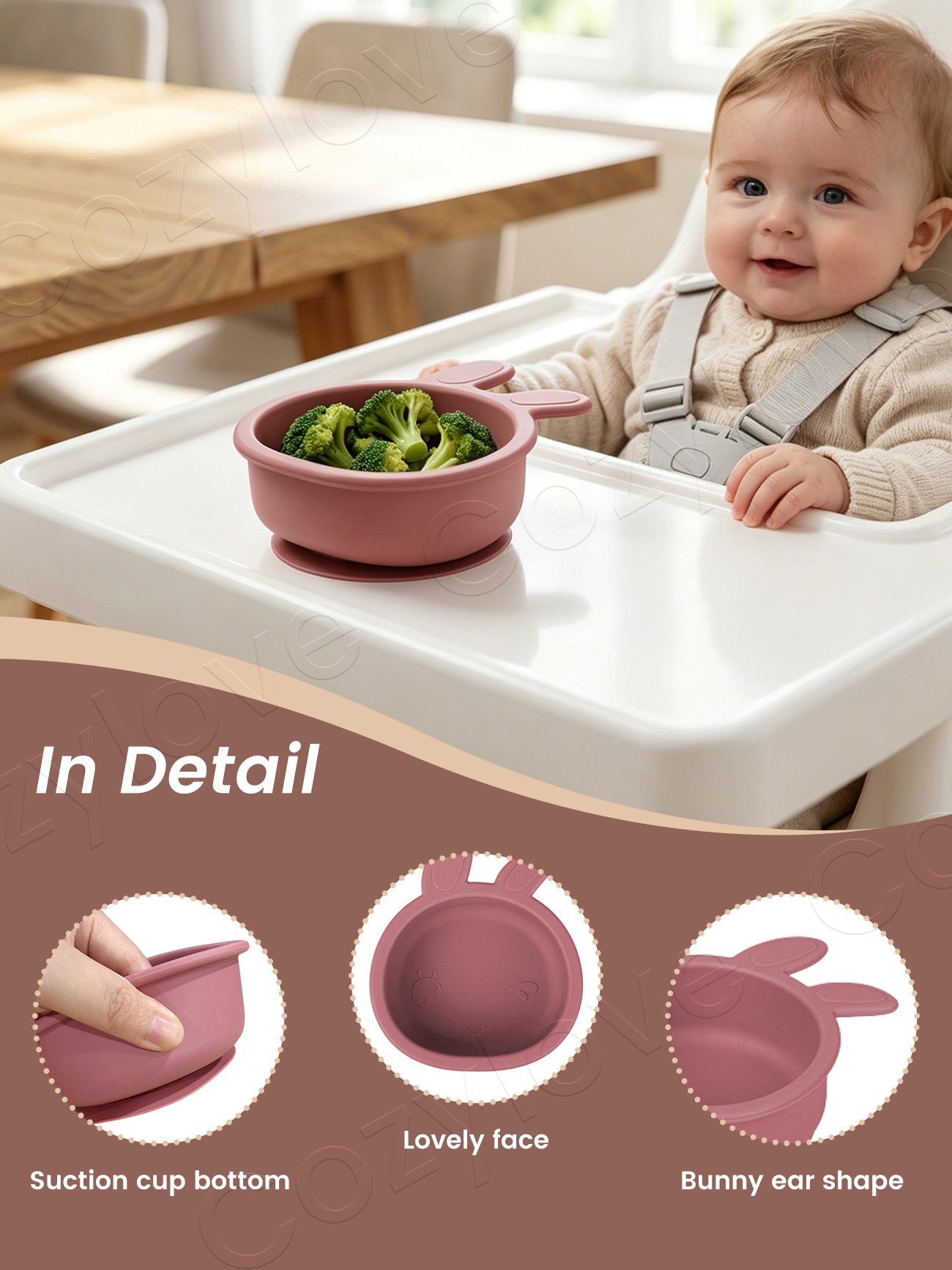 Sevimli Tavşan Kulaklı Silikon - Baby Food Weaning incelemesi ve fiyatı