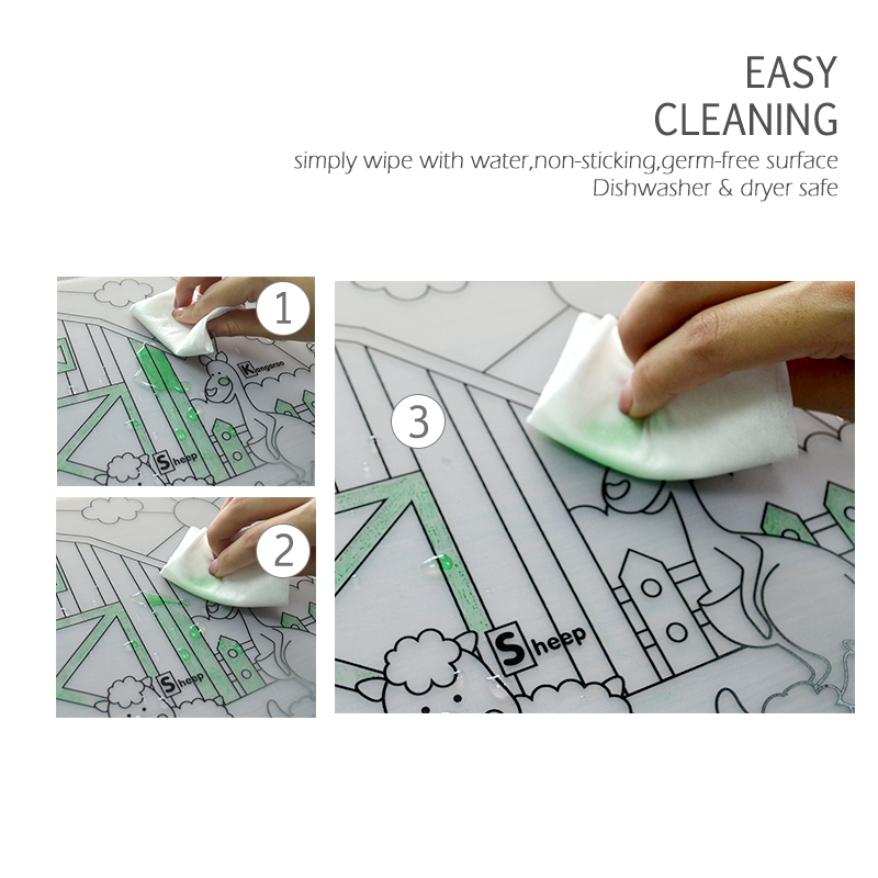 Silikon bebek Placemat 1 adet  - Baby Food Dinner incelemesi ve fiyatı